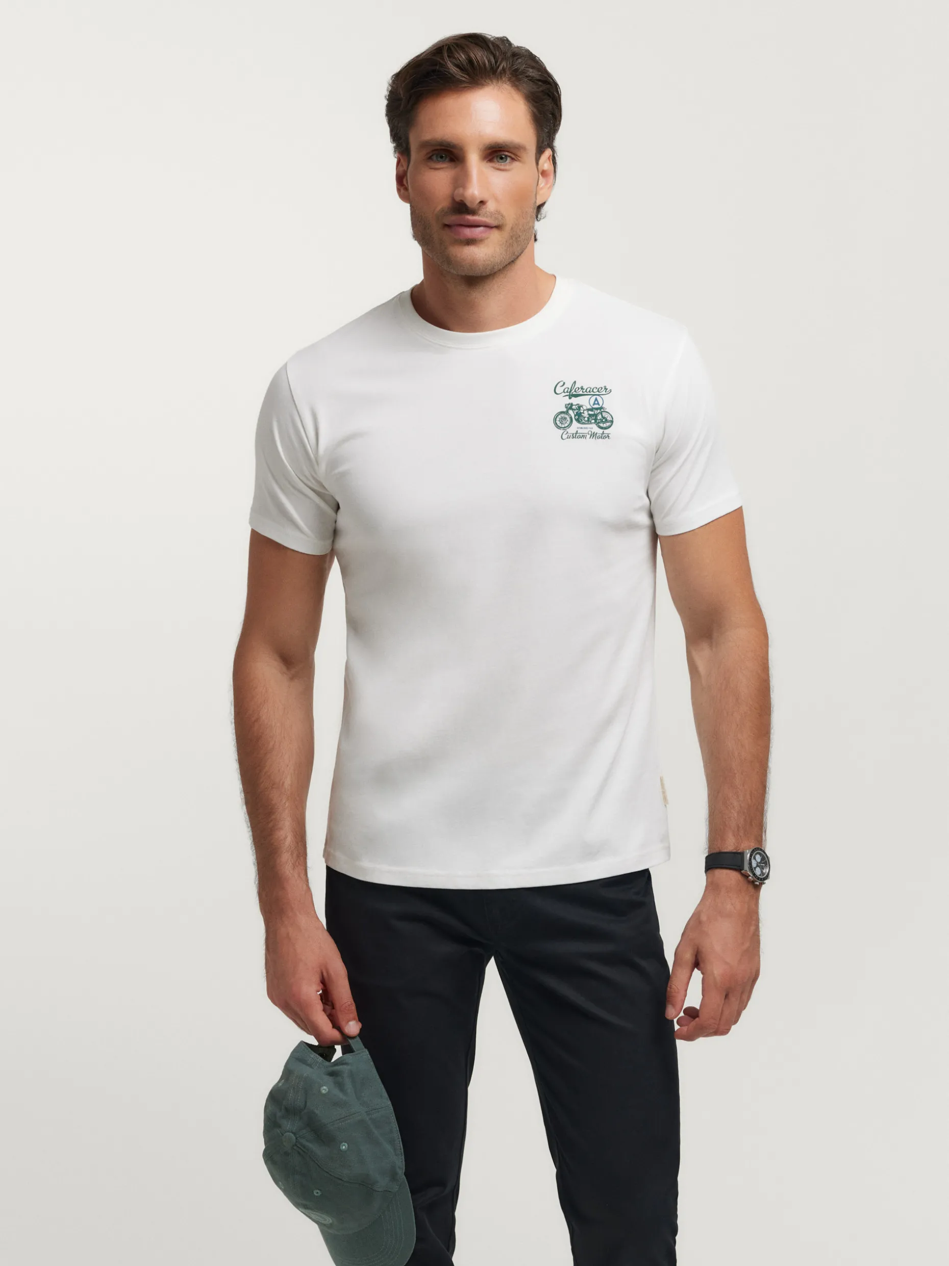 CAMISETA ROAD BLANCO