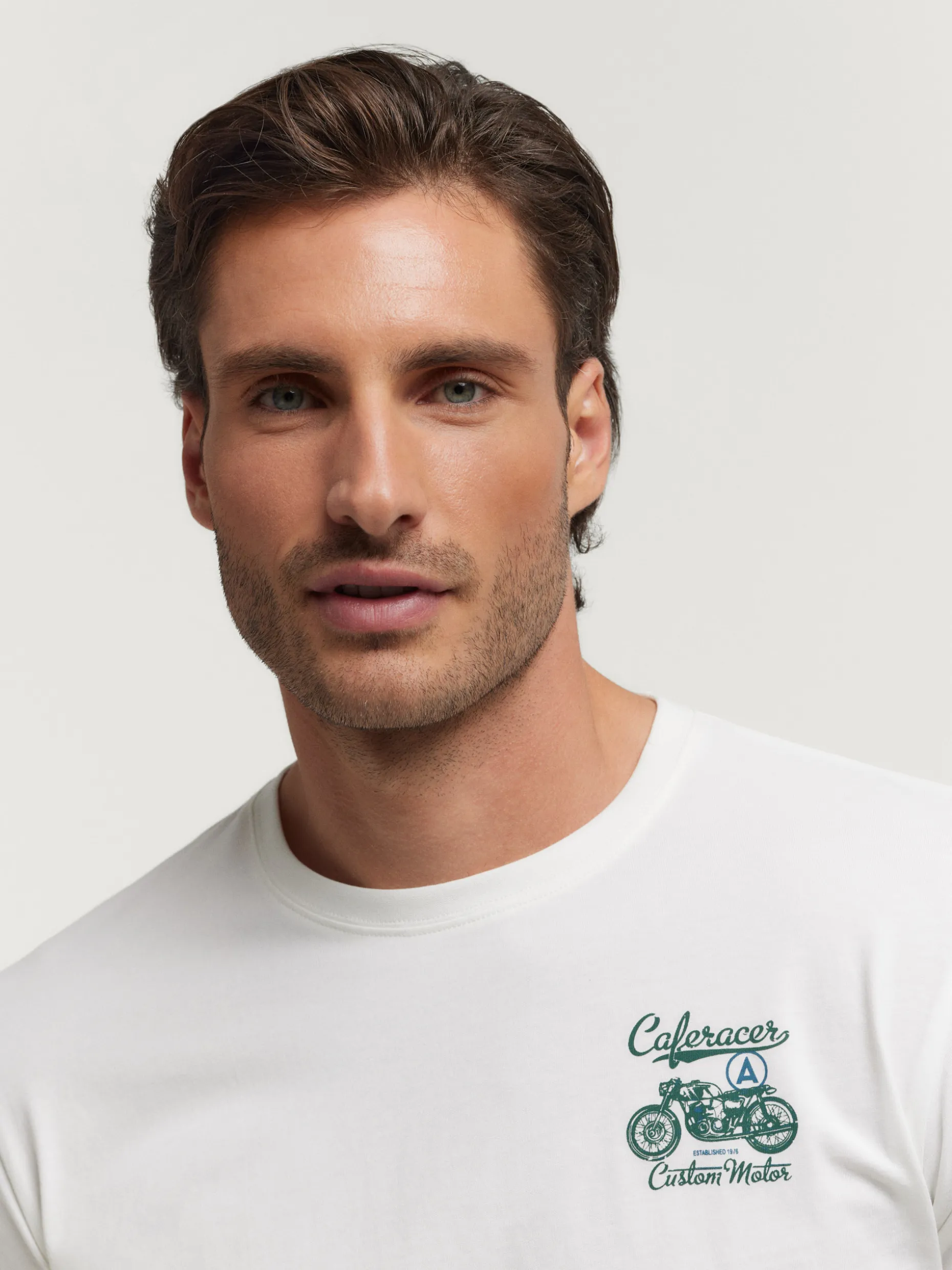 CAMISETA ROAD BLANCO