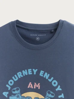 CAMISETA SCOOTER AZUL MARINO