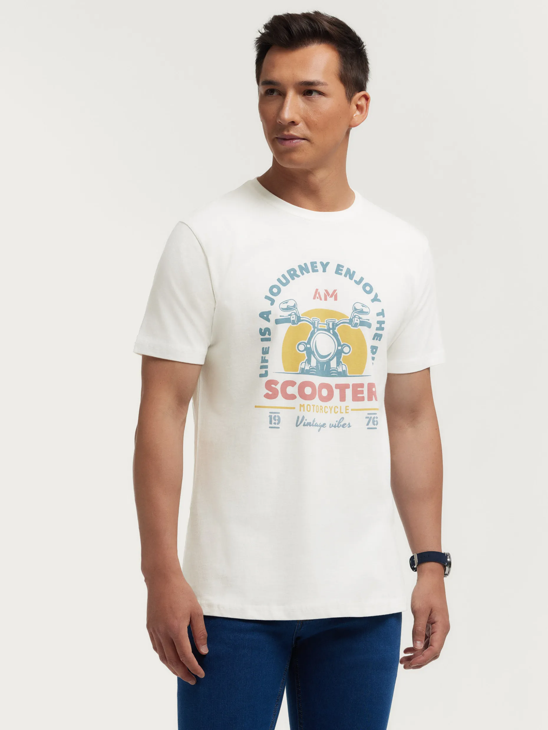 CAMISETA SCOOTER BLANCO