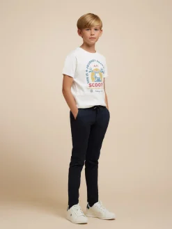 CAMISETA SCOOTER KIDS BLANCO