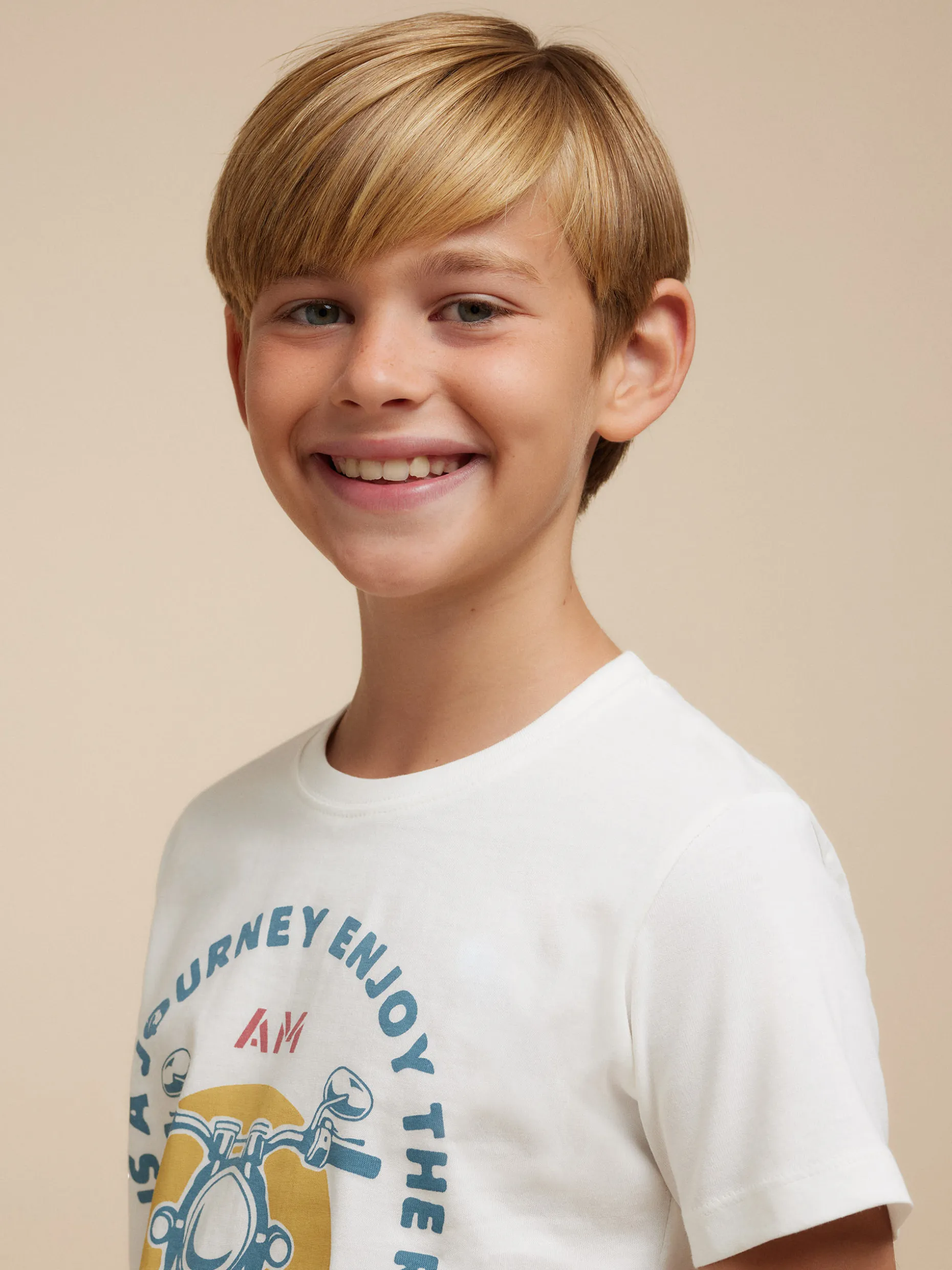 CAMISETA SCOOTER KIDS BLANCO