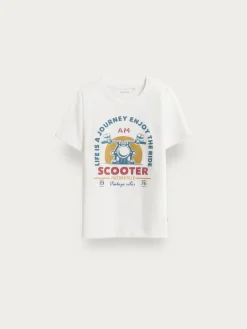 CAMISETA SCOOTER KIDS BLANCO