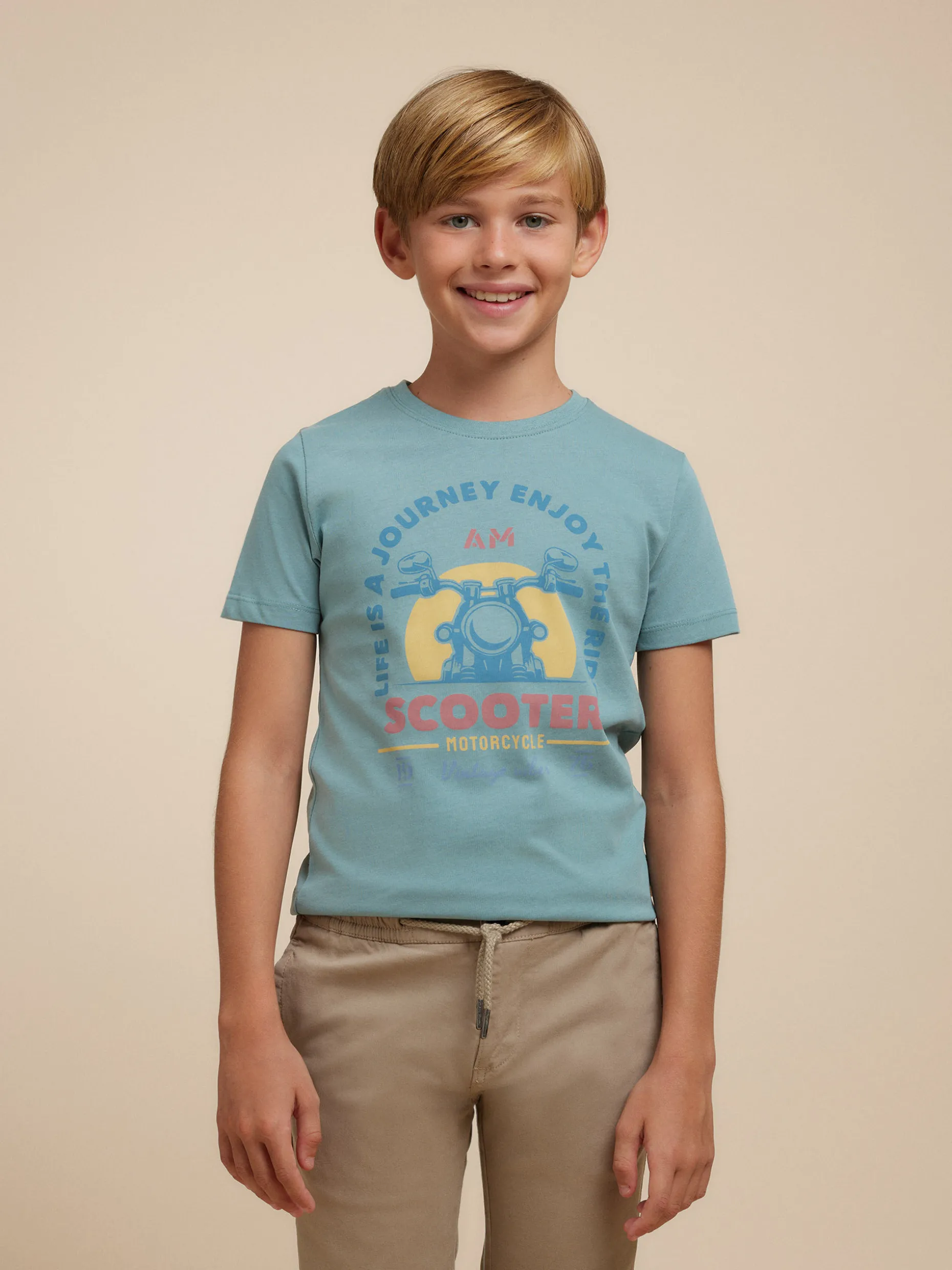 CAMISETA SCOOTER KIDS VERDE