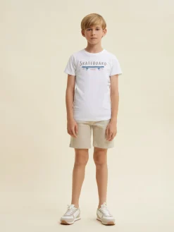 CAMISETA SKATEBOARD KIDS BLANCO