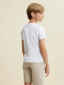 CAMISETA SKATEBOARD KIDS BLANCO