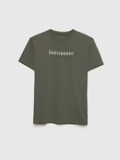 CAMISETA SKATEBOARD VERDE