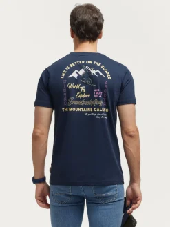 CAMISETA SNOW AZUL MARINO