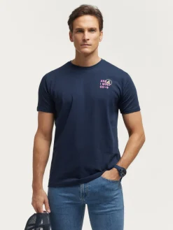 CAMISETA SNOW AZUL MARINO