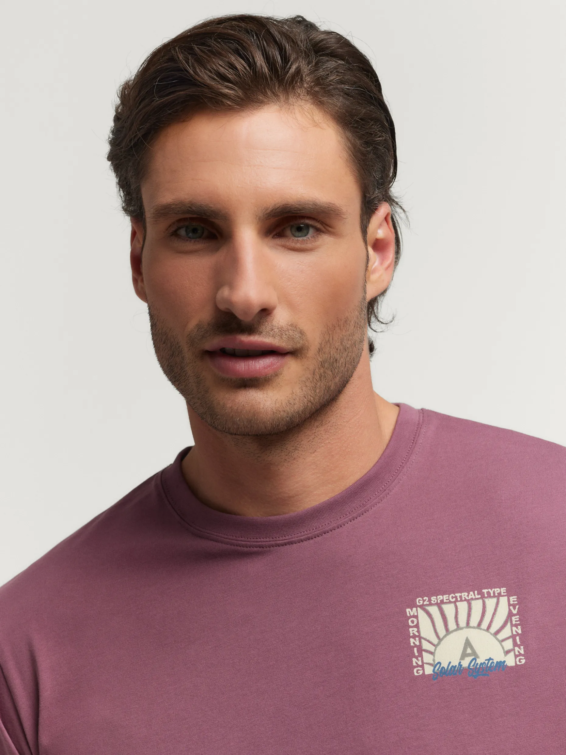 CAMISETA SOLAR BURDEOS