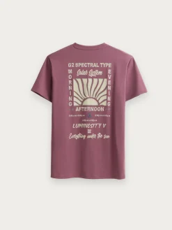 CAMISETA SOLAR BURDEOS