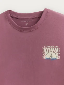 CAMISETA SOLAR BURDEOS