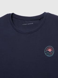 CAMISETA SUNSET AZUL MARINO