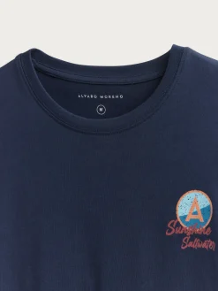 CAMISETA SUNSET AZUL MARINO