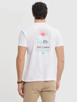 CAMISETA SUNSET BLANCO