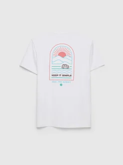 CAMISETA SUNSET BLANCO