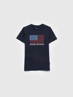 CAMISETA USA KIDS AZUL MARINO