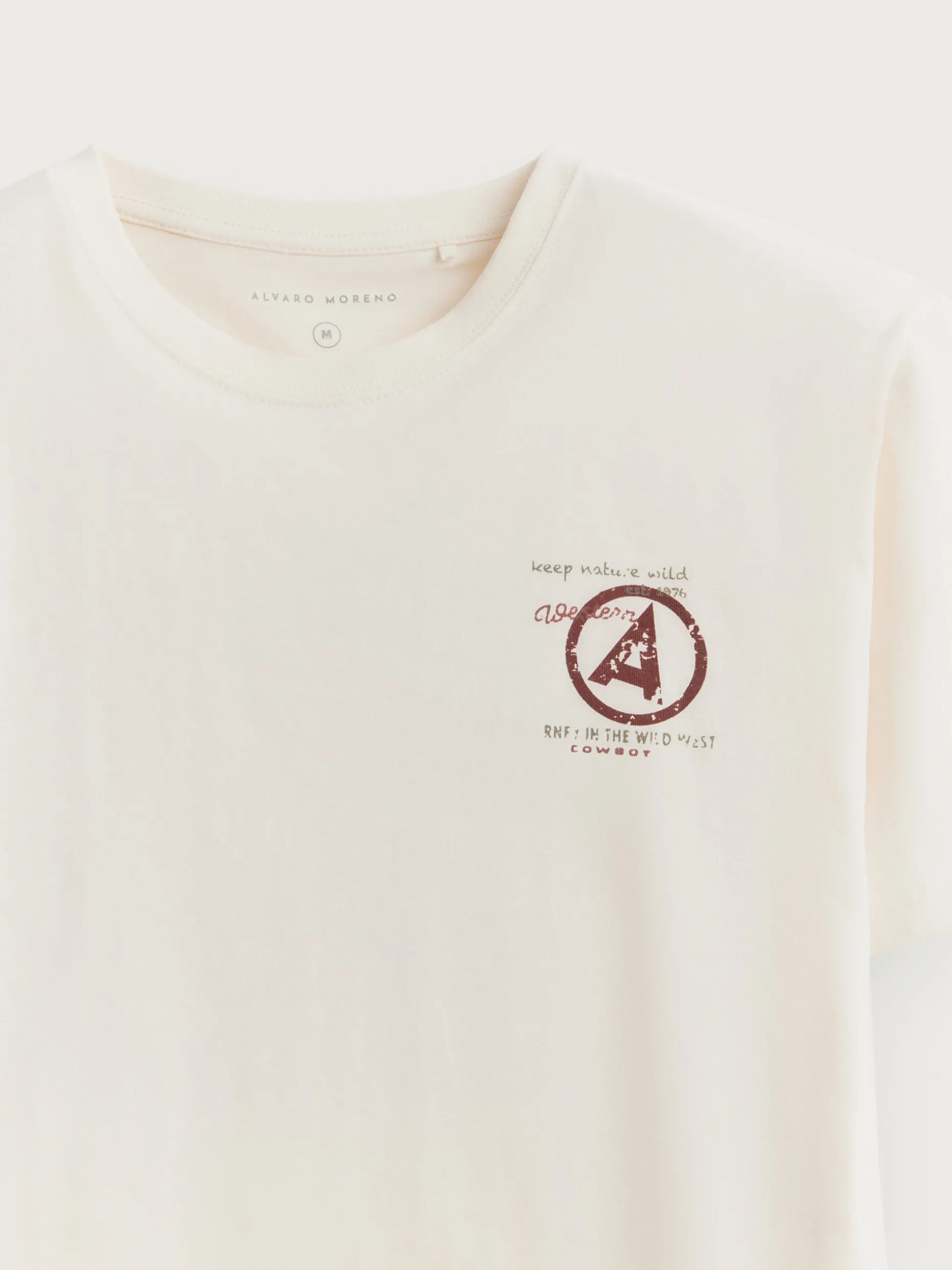 CAMISETA WESTERN BLANCO