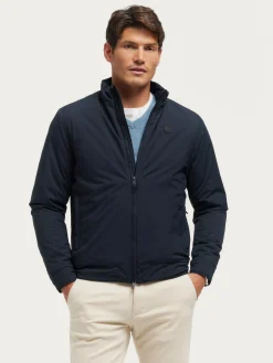 CAZADORA LECLERC AZUL MARINO