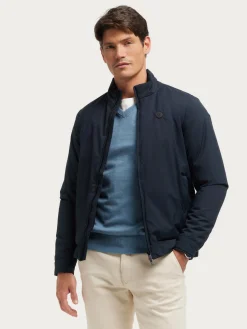 CAZADORA LECLERC AZUL MARINO