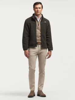 CAZADORA POLAR VERDE