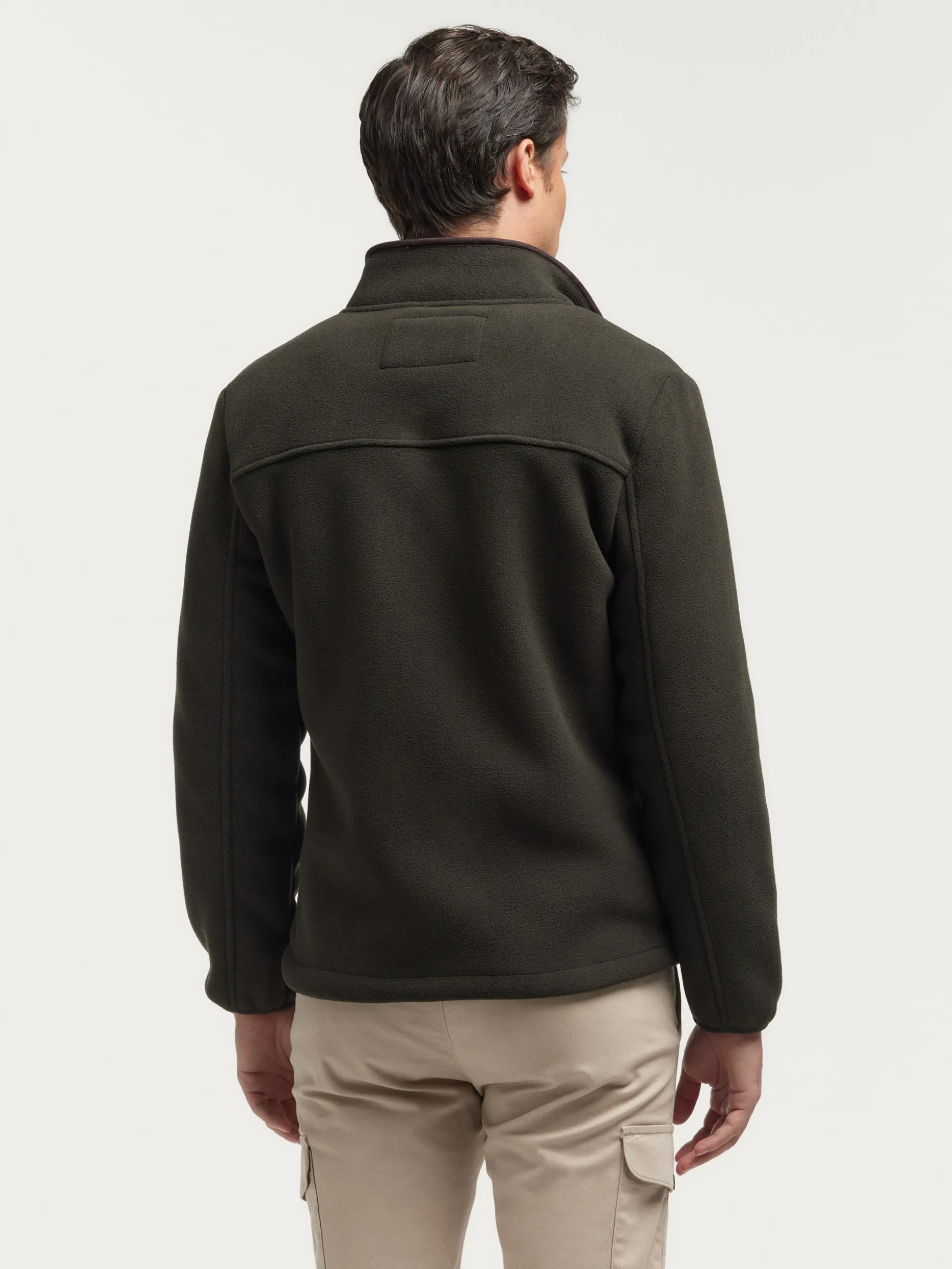 CAZADORA POLAR VERDE