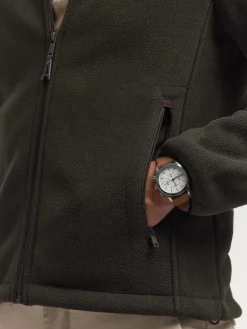 CAZADORA POLAR VERDE