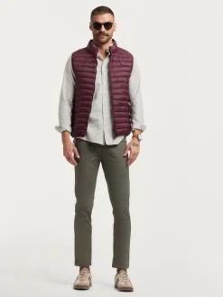 CHALECO NIRO BURDEOS