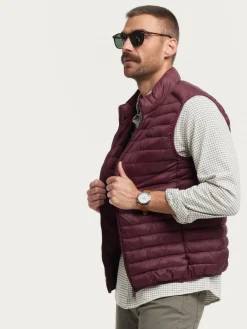 CHALECO NIRO BURDEOS