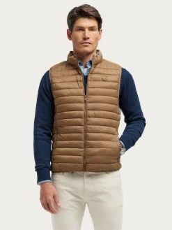 CHALECO NIRO MOSTAZA