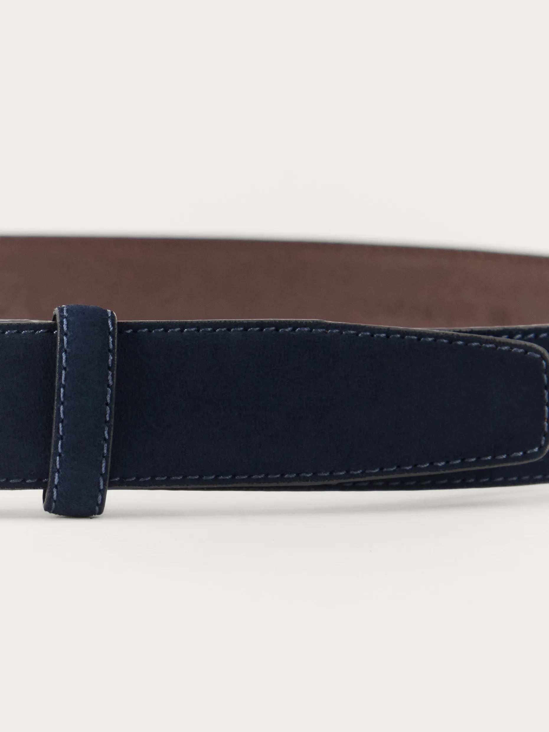 CINTURON ANTE VESTIR AZUL MARINO