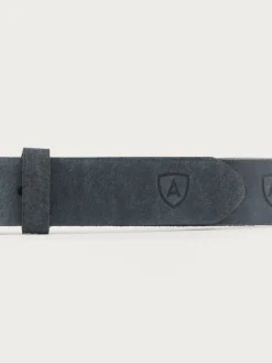 CINTURON LOGO PIEL AZUL MARINO