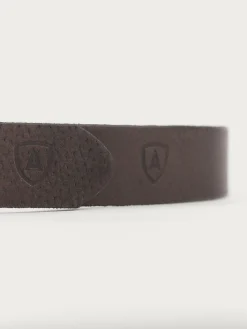 CINTURON LOGO PIEL MARRÓN