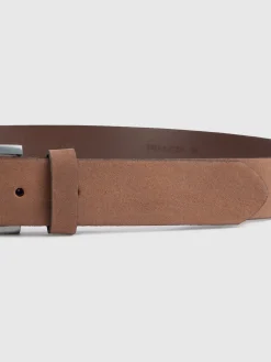 CINTURON NOBUCK MARRÓN