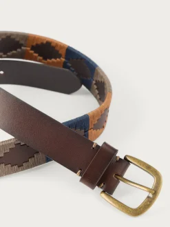 CINTURON PAMPA PIEL AZUL