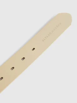 CINTURON PAMPA PIEL AZUL MARINO