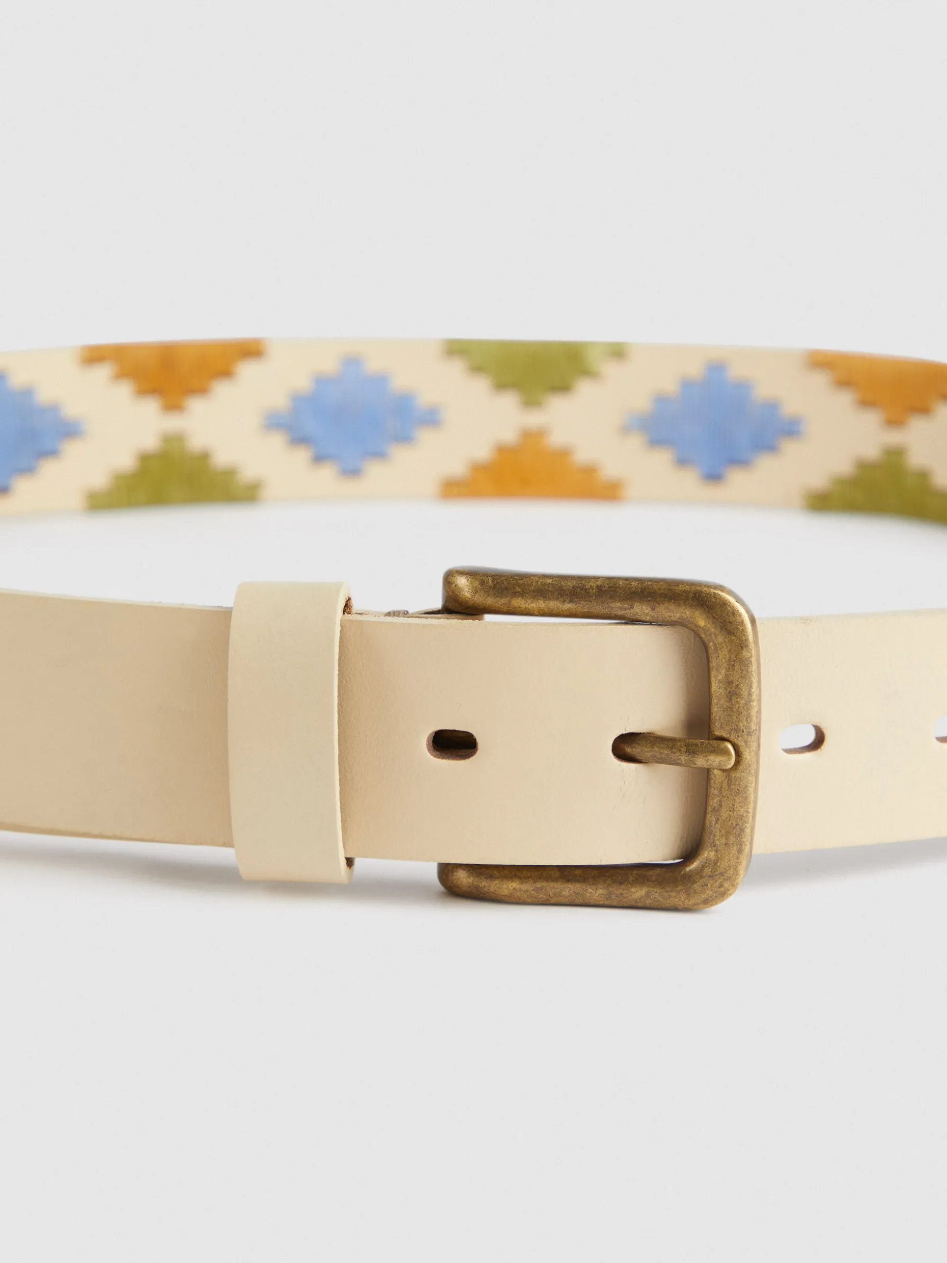 CINTURON PAMPA PIEL BLANCO