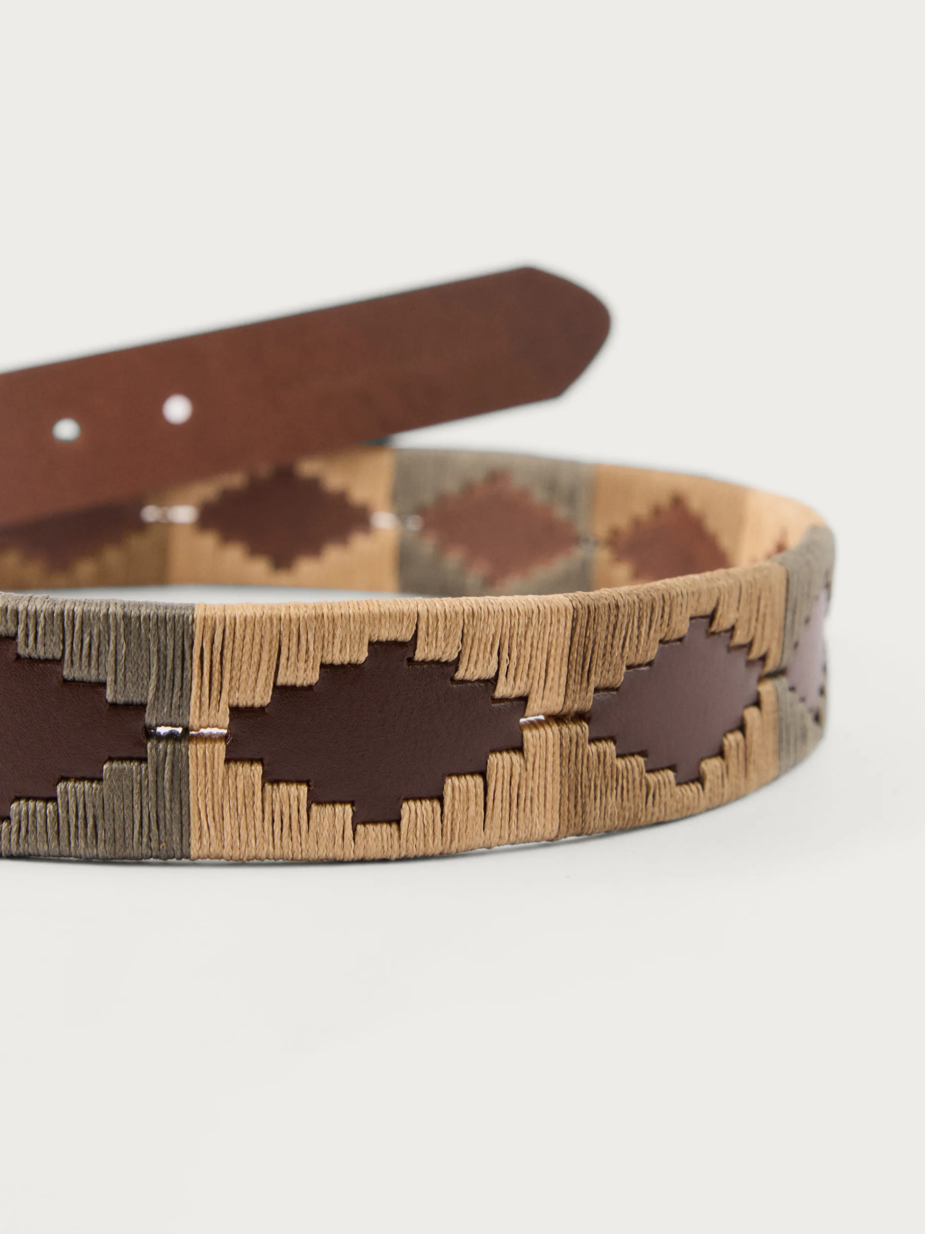 CINTURON PAMPA PIEL CAMEL