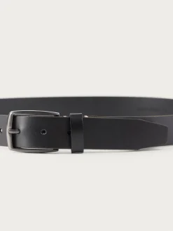 CINTURON PIEL VESTIR NEGRO