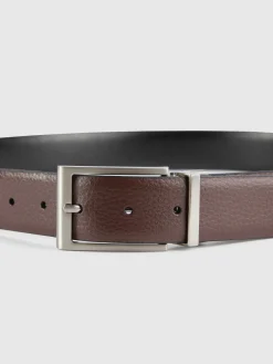 CINTURON REVERSIBLE ROUGH NEGRO