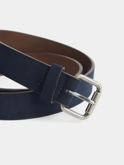 CINTURON SUEDE AZUL MARINO