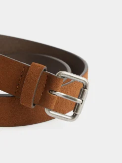 CINTURON SUEDE CAMEL