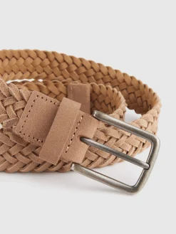 CINTURON TRENZADO SERRAJE BEIGE