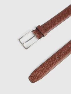 CINTURON VESTIR LEATHER MARRÓN