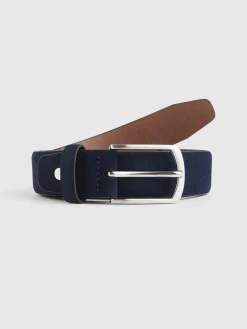 CINTURON VESTIR SERRAJE AZUL MARINO