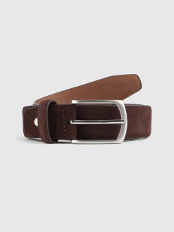 CINTURON VESTIR SERRAJE MARRÓN