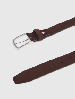 CINTURON VESTIR SERRAJE MARRÓN