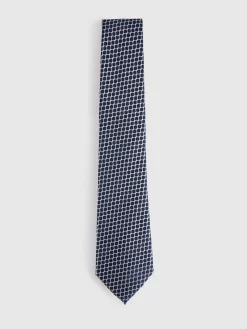 CORBATA JACQUARD AZUL MARINO