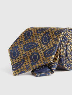 CORBATA JACQUARD MF AMARILLO