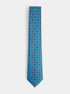 CORBATA JACQUARD MF AZUL